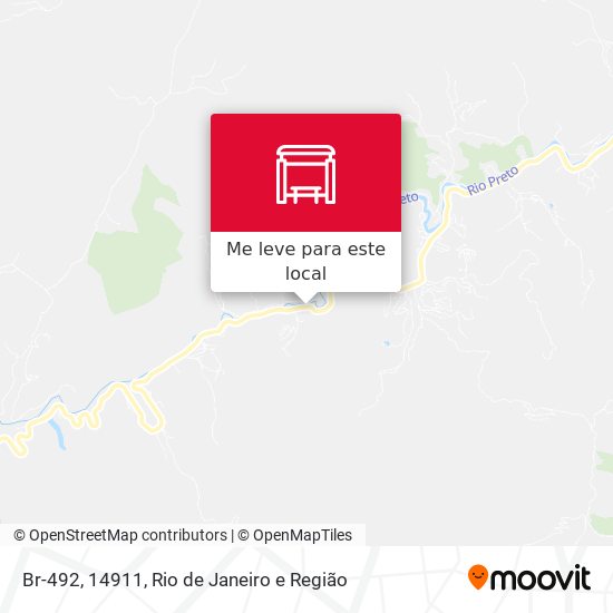 Br-492, 14911 mapa
