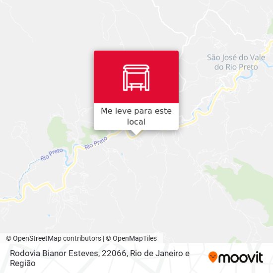 Rodovia Bianor Esteves, 22066 mapa
