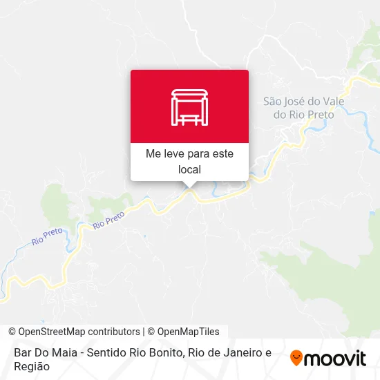 Bar Do Maia - Sentido Rio Bonito mapa