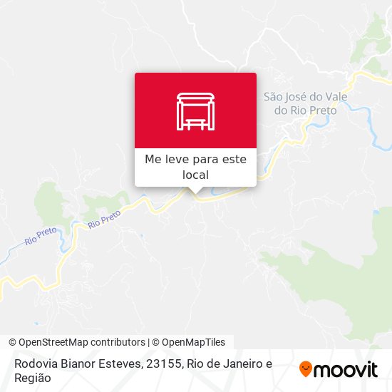 Rodovia Bianor Esteves, 23155 mapa