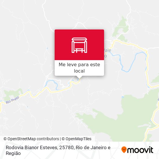 Rodovia Bianor Esteves, 25780 mapa