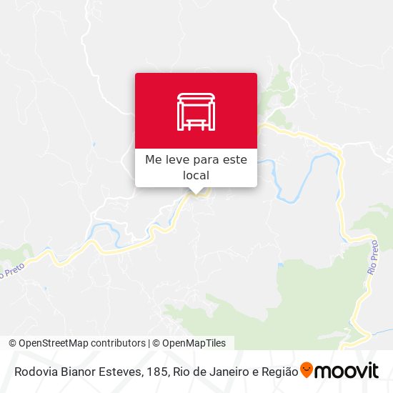 Rodovia Bianor Esteves, 185 mapa