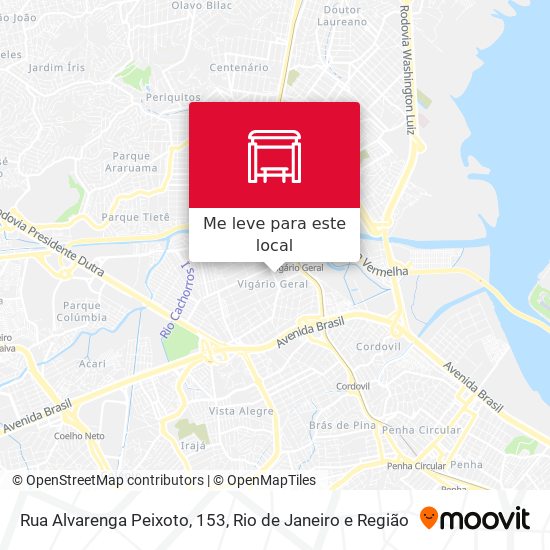 Rua Alvarenga Peixoto, 153 mapa