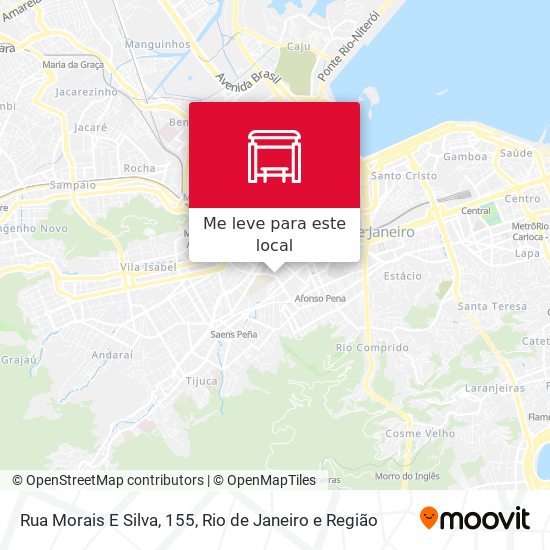 Rua Morais E Silva, 155 mapa
