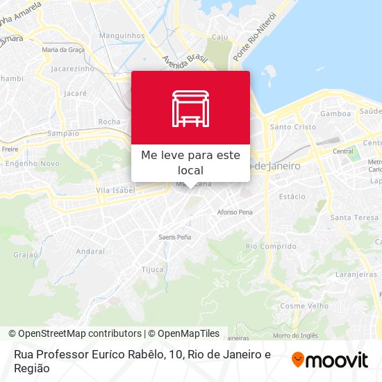 Rua Professor Euríco Rabêlo, 10 mapa