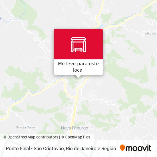 Ponto Final - São Cristóvão mapa