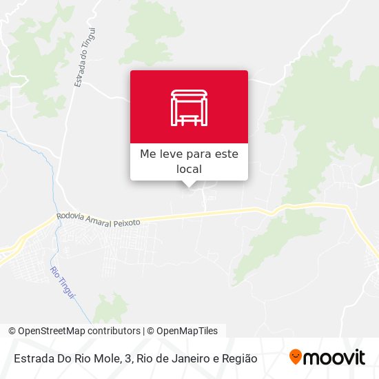 Estrada Do Rio Mole, 3 mapa