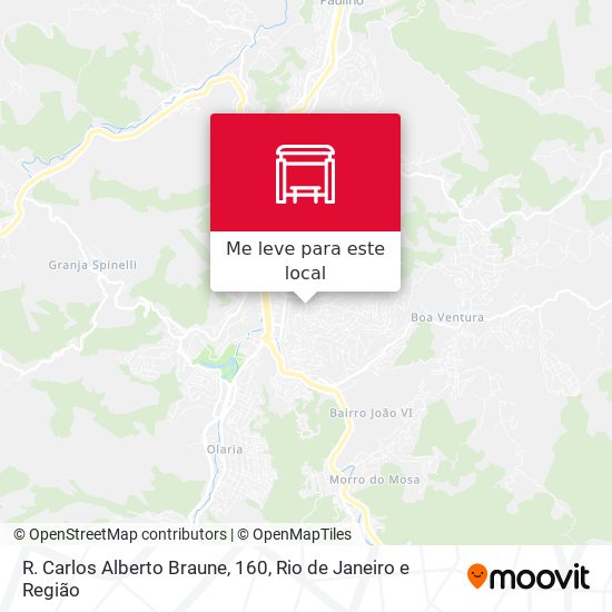 R. Carlos Alberto Braune, 160 mapa