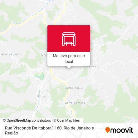 Rua Visconde De Itaboraí, 160 mapa