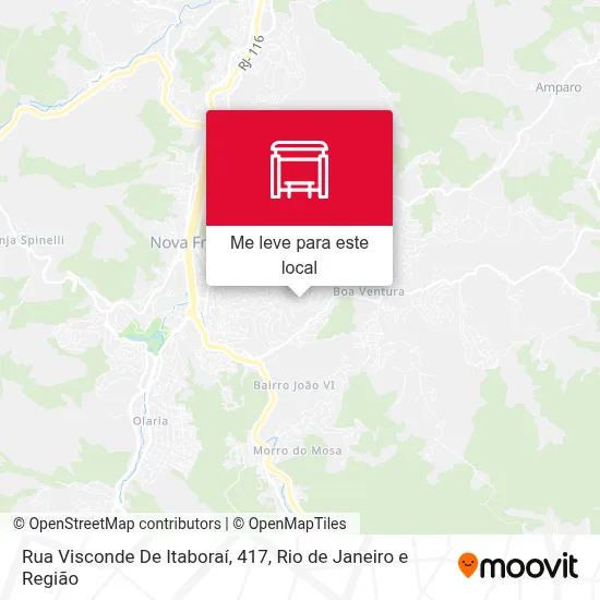 Rua Visconde De Itaboraí, 417 mapa
