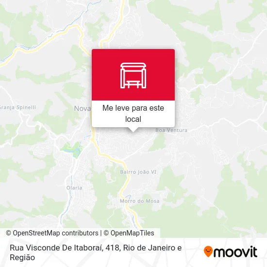 Rua Visconde De Itaboraí, 418 mapa
