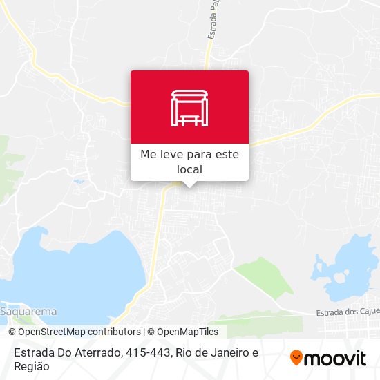 Estrada Do Aterrado, 415-443 mapa