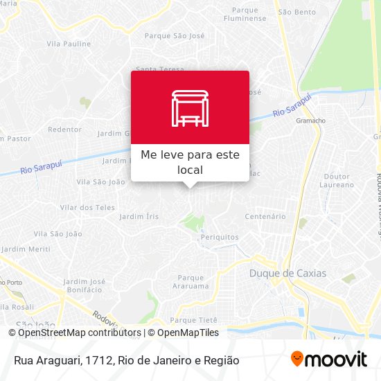 Rua Araguari, 1712 mapa