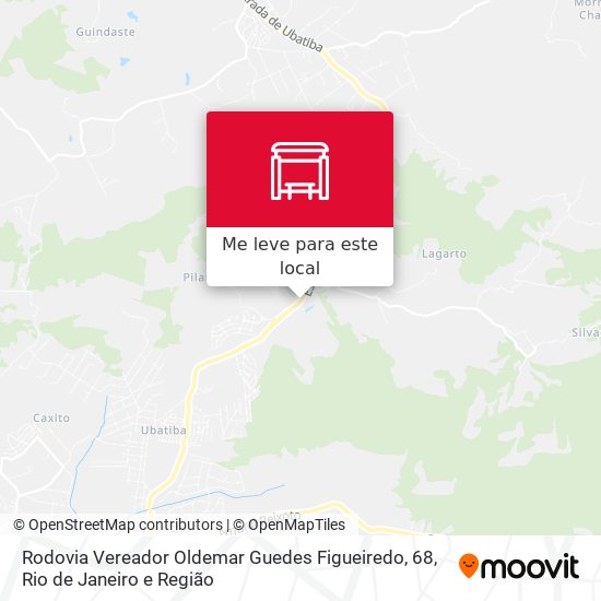 Rodovia Vereador Oldemar Guedes Figueiredo, 68 mapa