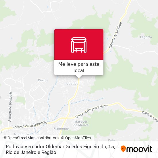 Rodovia Vereador Oldemar Guedes Figueiredo, 15 mapa