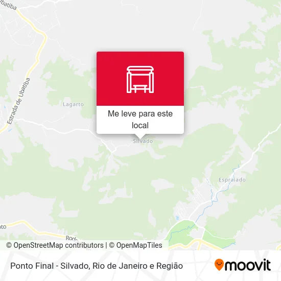 Ponto Final - Silvado mapa