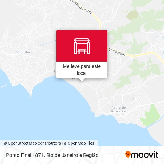 Ponto Final - 871 mapa