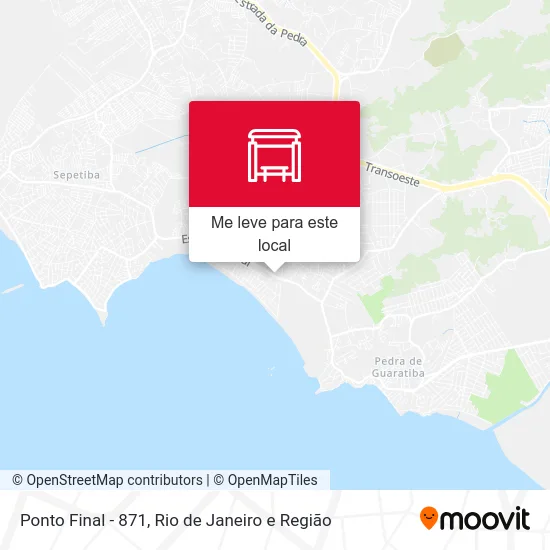Ponto Final - 871 mapa