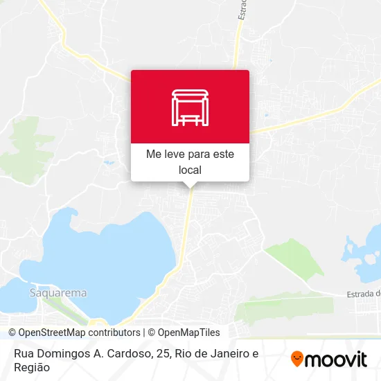 Rua Domingos A. Cardoso, 25 mapa