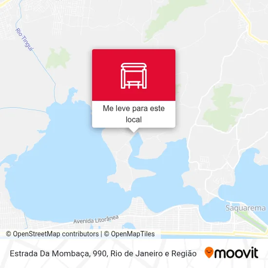 Estrada Da Mombaça, 990 mapa