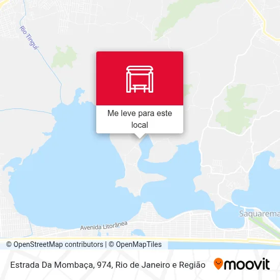 Estrada Da Mombaça, 974 mapa