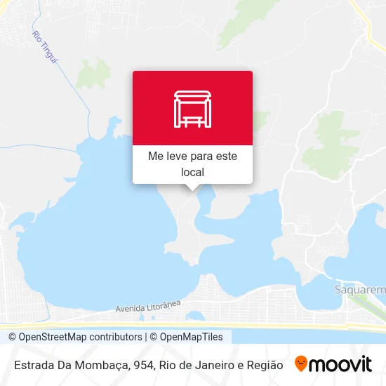 Estrada Da Mombaça, 954 mapa