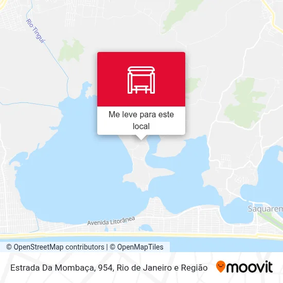 Estrada Da Mombaça, 954 mapa