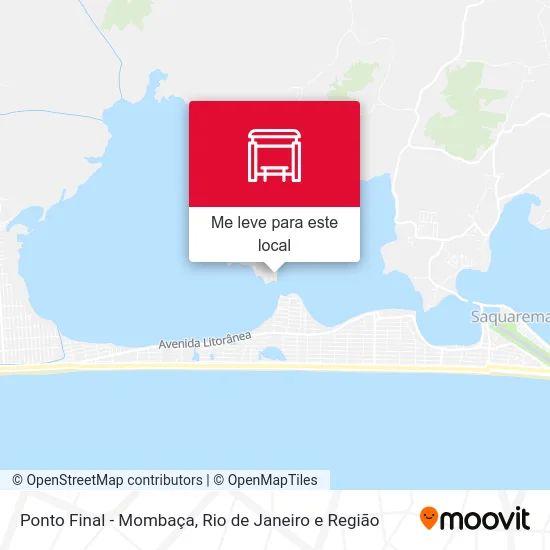 Ponto Final - Mombaça mapa