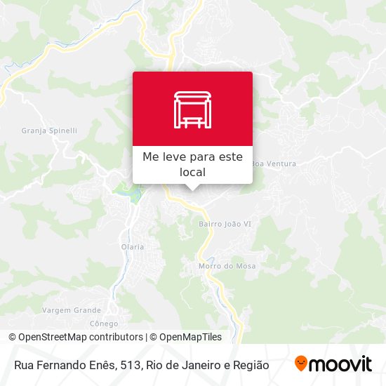 Rua Fernando Enês, 513 mapa
