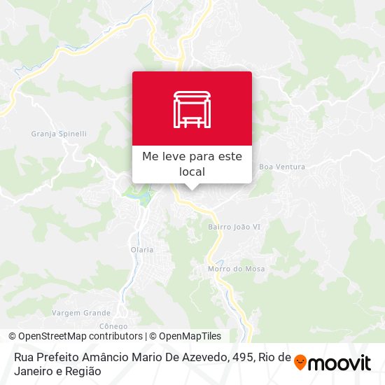 Rua Prefeito Amâncio Mario De Azevedo, 495 mapa