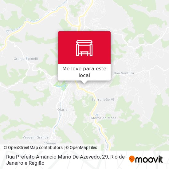 Rua Prefeito Amâncio Mario De Azevedo, 29 mapa