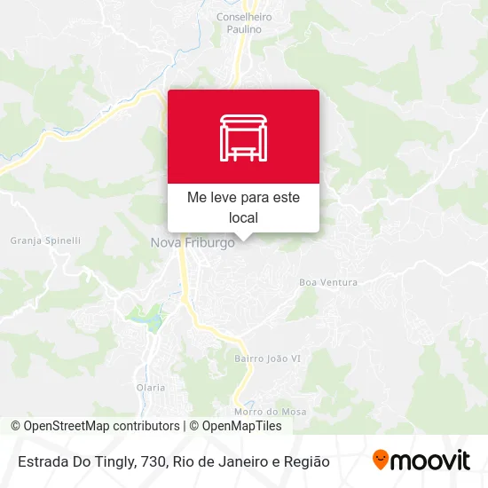 Estrada Do Tingly, 730 mapa