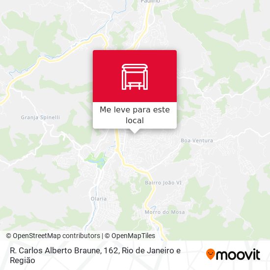 R. Carlos Alberto Braune, 162 mapa