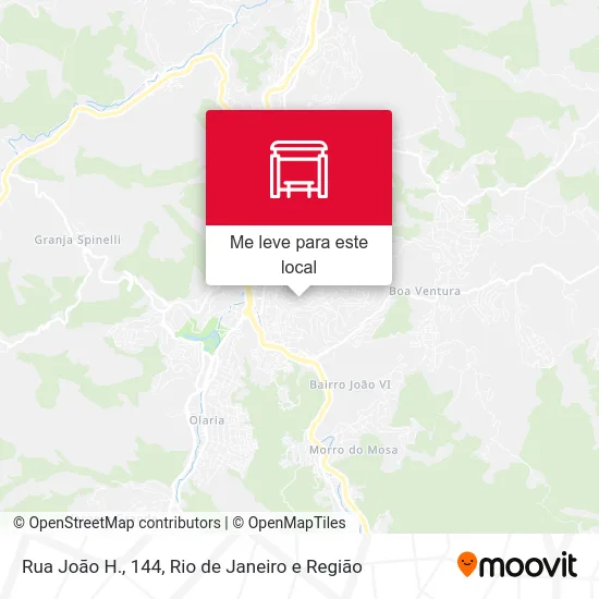 Rua João H., 144 mapa
