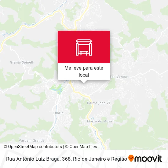 Rua Antônio Luiz Braga, 368 mapa