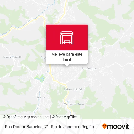 Rua Doutor Barcelos, 71 mapa