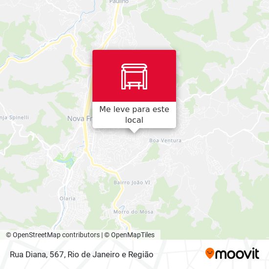 Rua Diana, 567 mapa