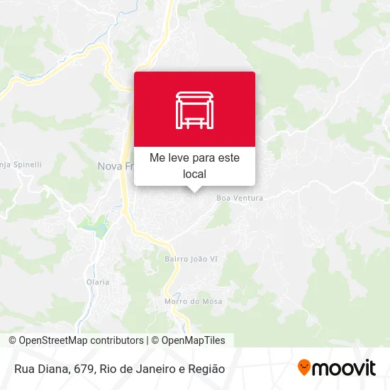Rua Diana, 679 mapa
