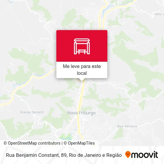 Rua Benjamin Constant, 89 mapa