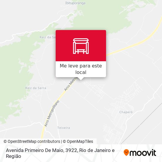 Avenida Primeiro De Maio, 3922 mapa