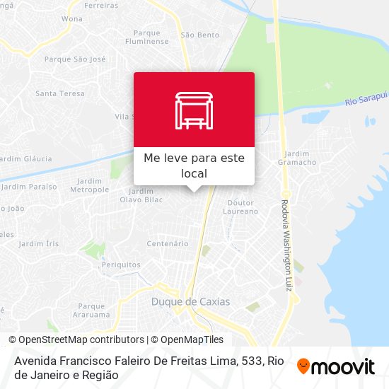 Avenida Francisco Faleiro De Freitas Lima, 533 mapa