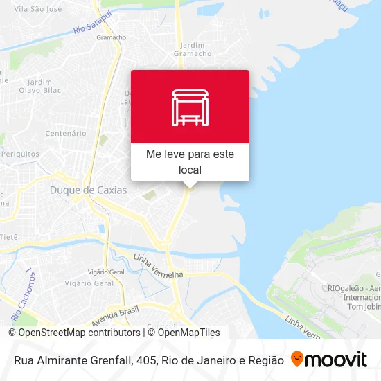 Rua Almirante Grenfall, 405 mapa