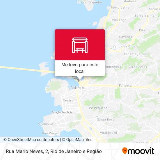 Rua Mario Neves, 2 mapa