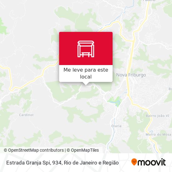 Estrada Granja Spi, 934 mapa