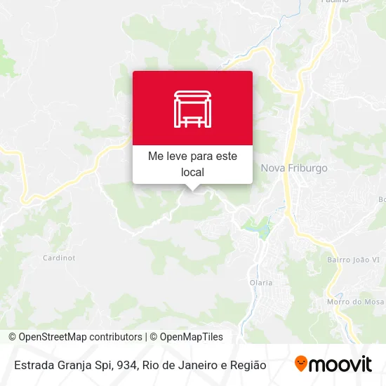Estrada Granja Spi, 934 mapa