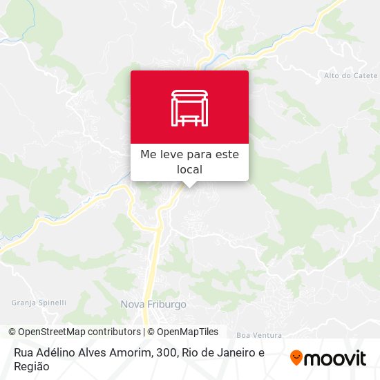Rua Adélino Alves Amorim, 300 mapa