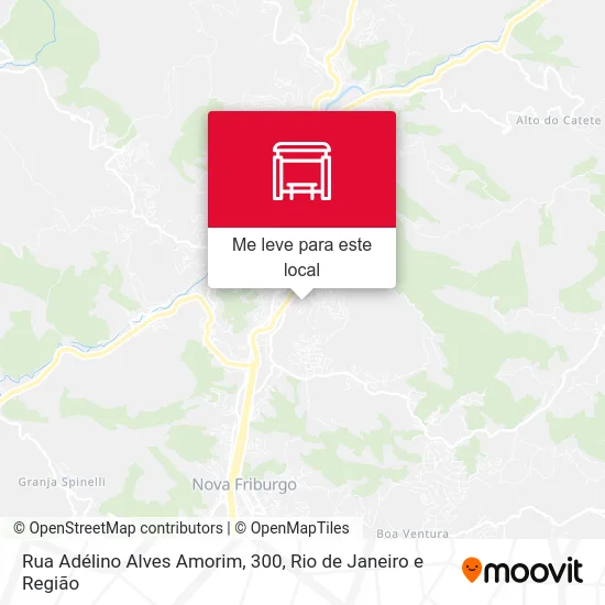 Rua Adélino Alves Amorim, 300 mapa