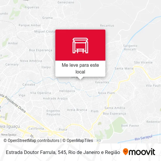 Estrada Doutor Farrula, 545 mapa