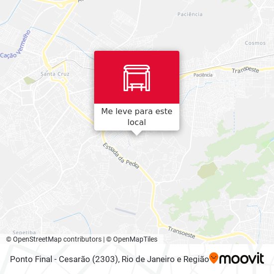 Ponto Final - Cesarão (2303) mapa