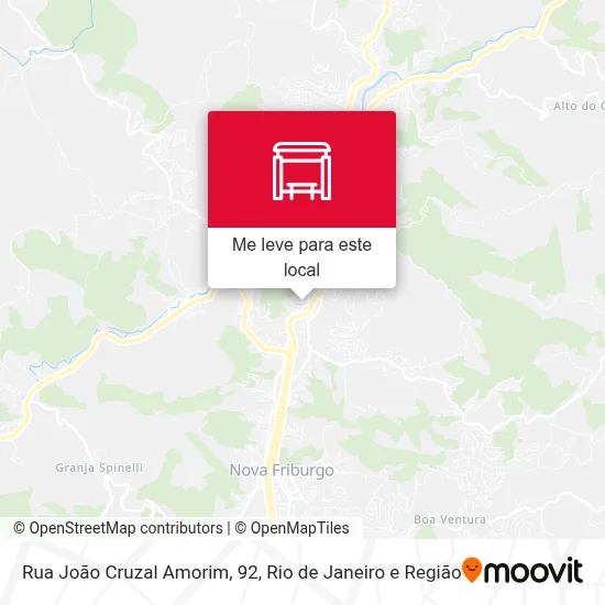 Rua João Cruzal Amorim, 92 mapa